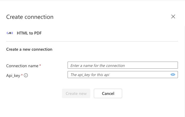 Create CustomJS Connection in Power Automate